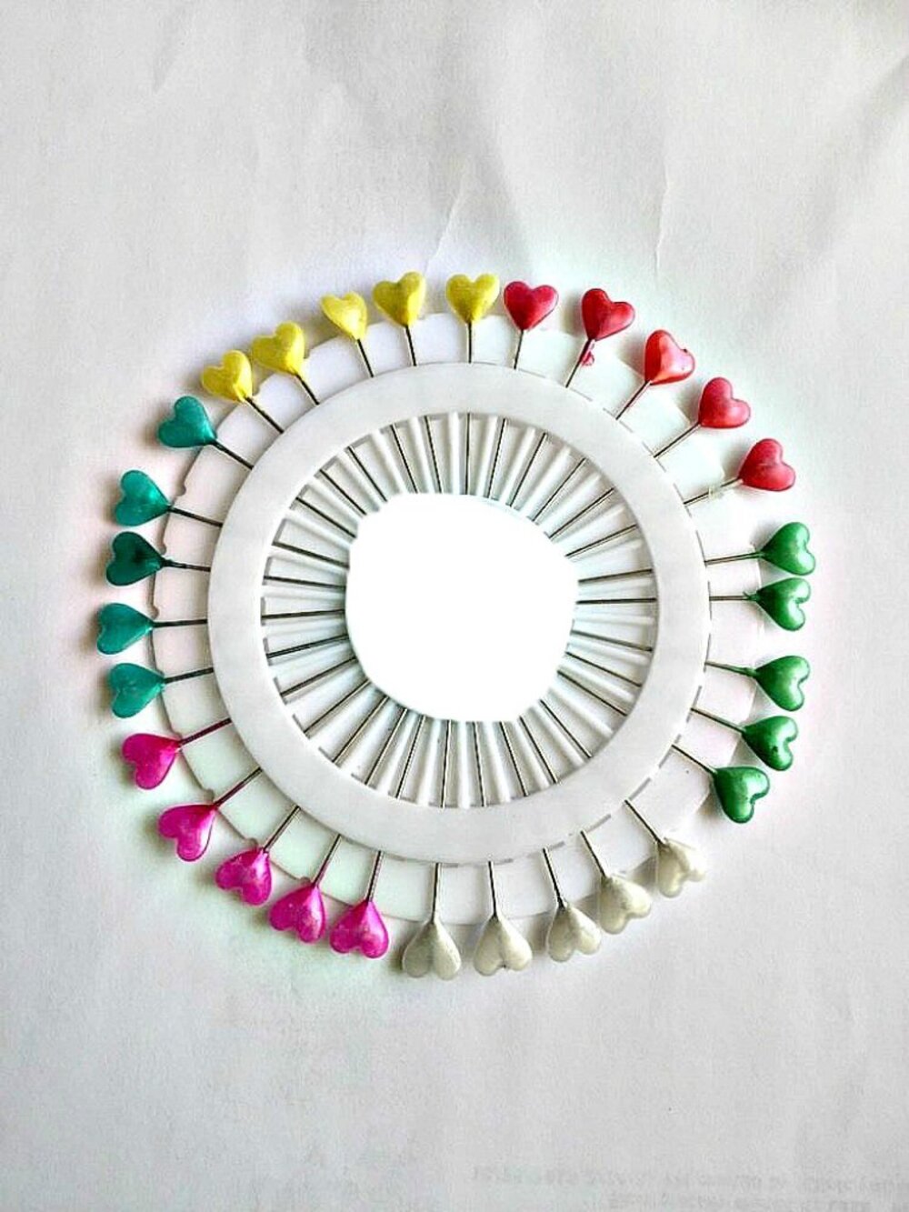 29 Hijab Heart Shaped Straight Stick Pins